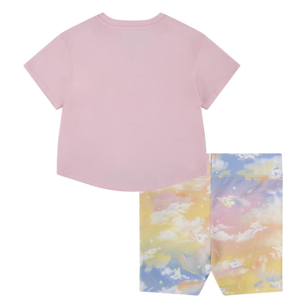 Converse Elongated Top & Biker Set (Toddler)