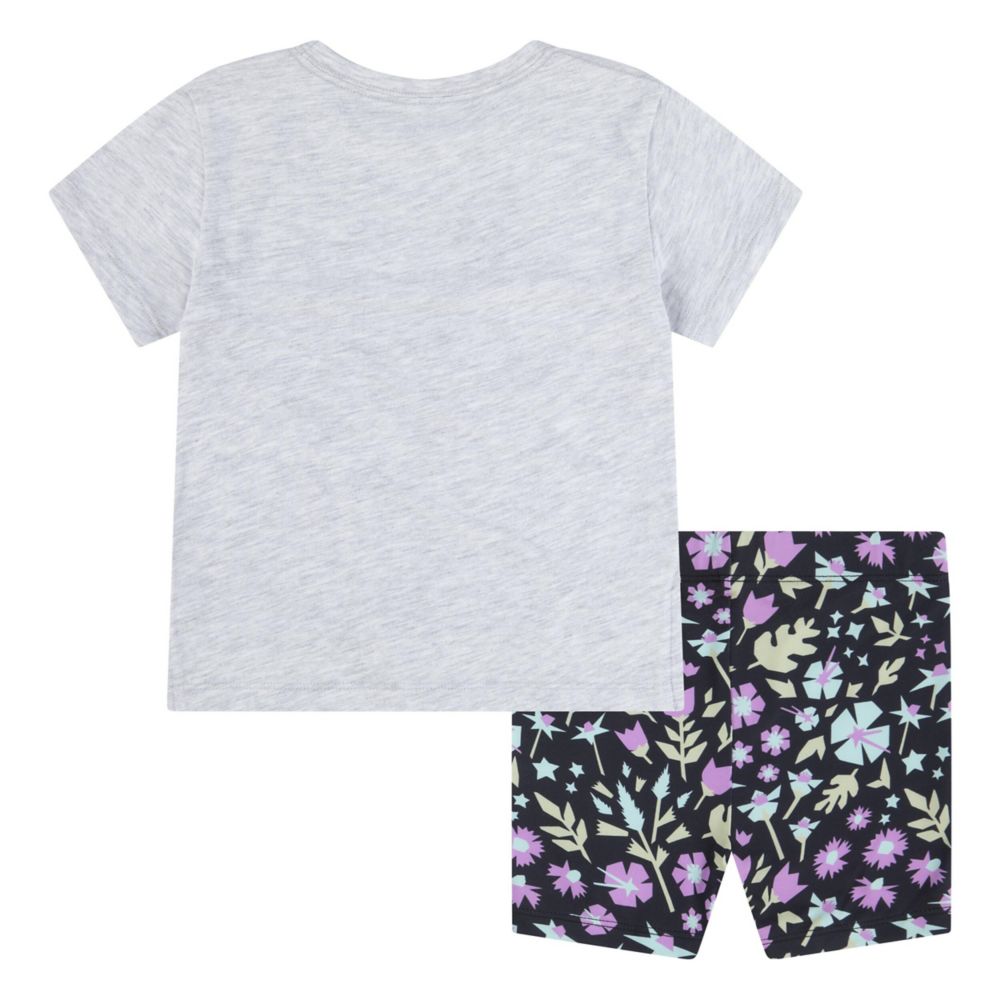 Converse Elongated Tee & Biker Set (Toddler)