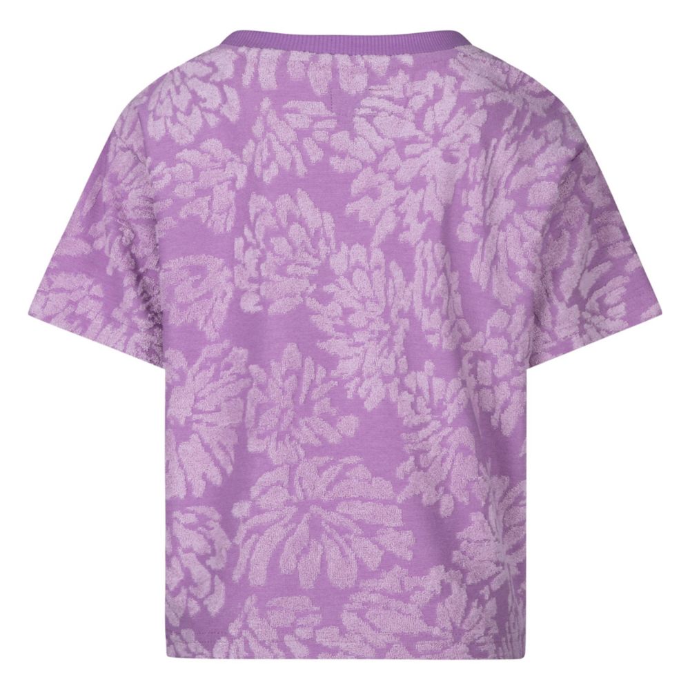 Floral Jacquard Dolman Tee (Little Kid)