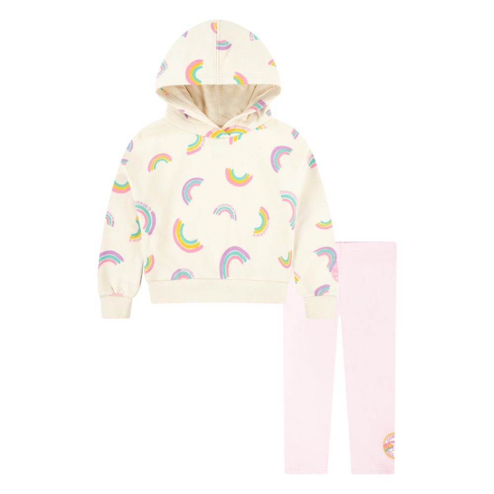 Converse Printed Hoodie & Legging Set (Toddler)