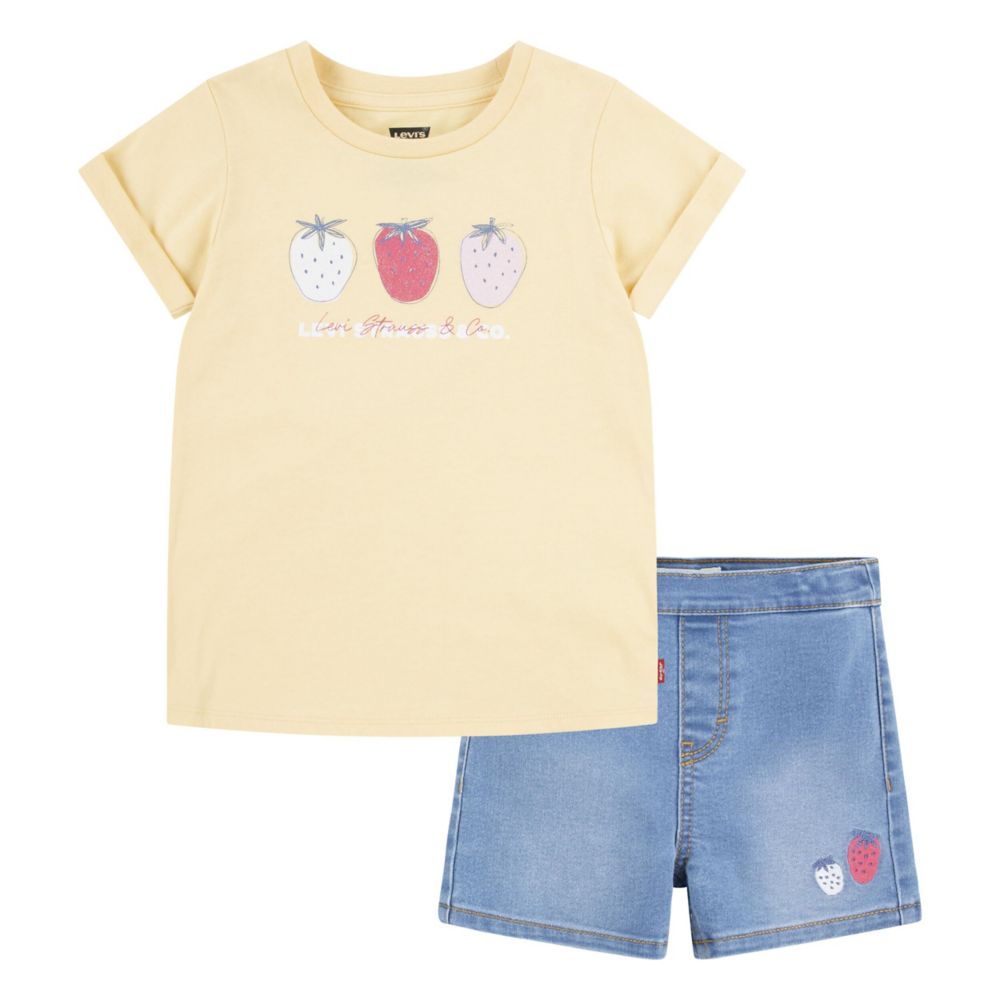 Fruity Short & Tee Set (Little Kid)