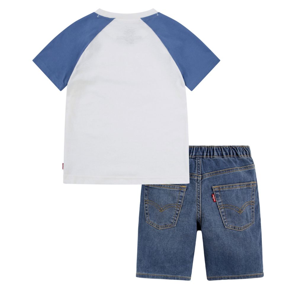Bear Raglan & Short Set (Little Kid)