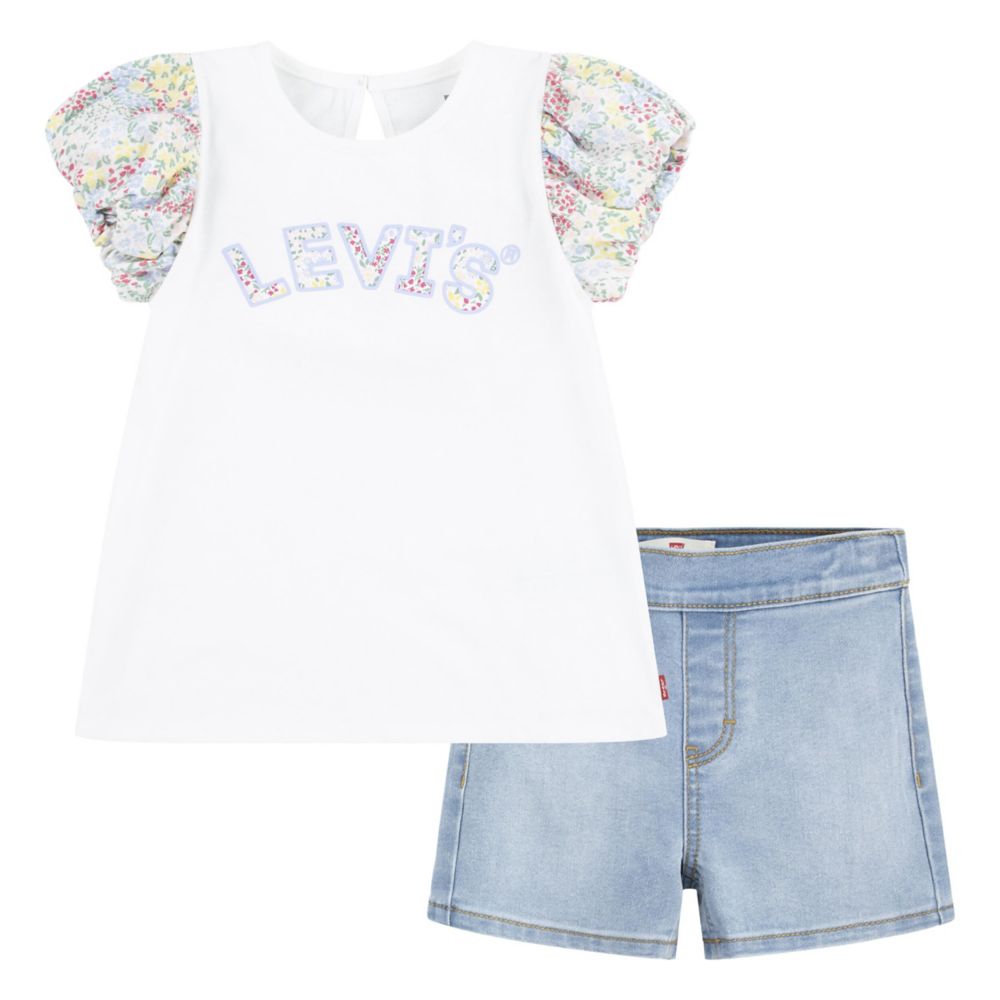 Floral Tee & Short Set (Little Kid)