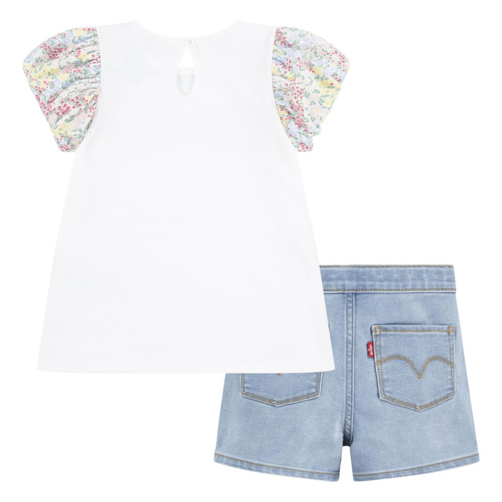 Floral Tee & Short Set (Little Kid)