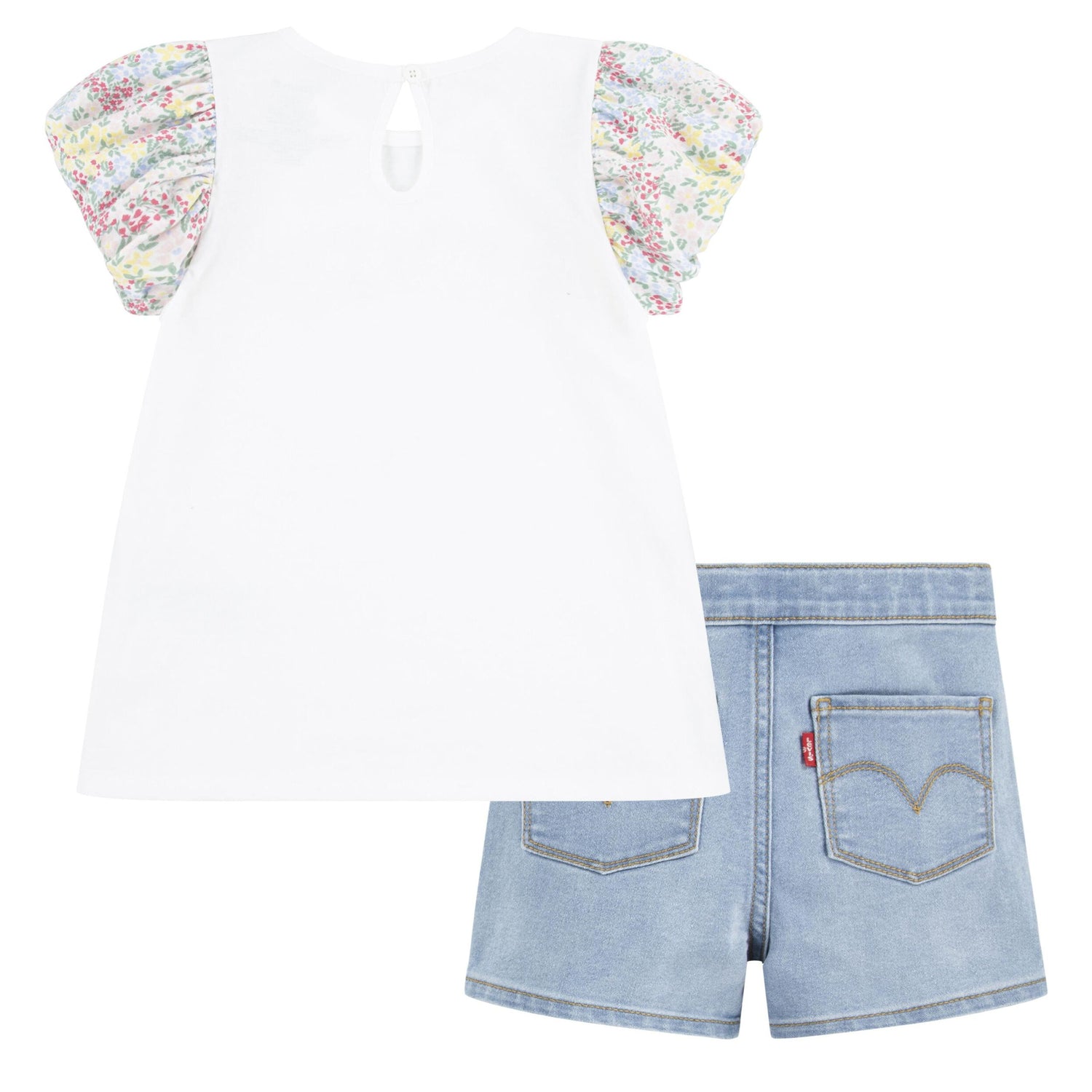 Floral Tee And Short Set (Toddler)