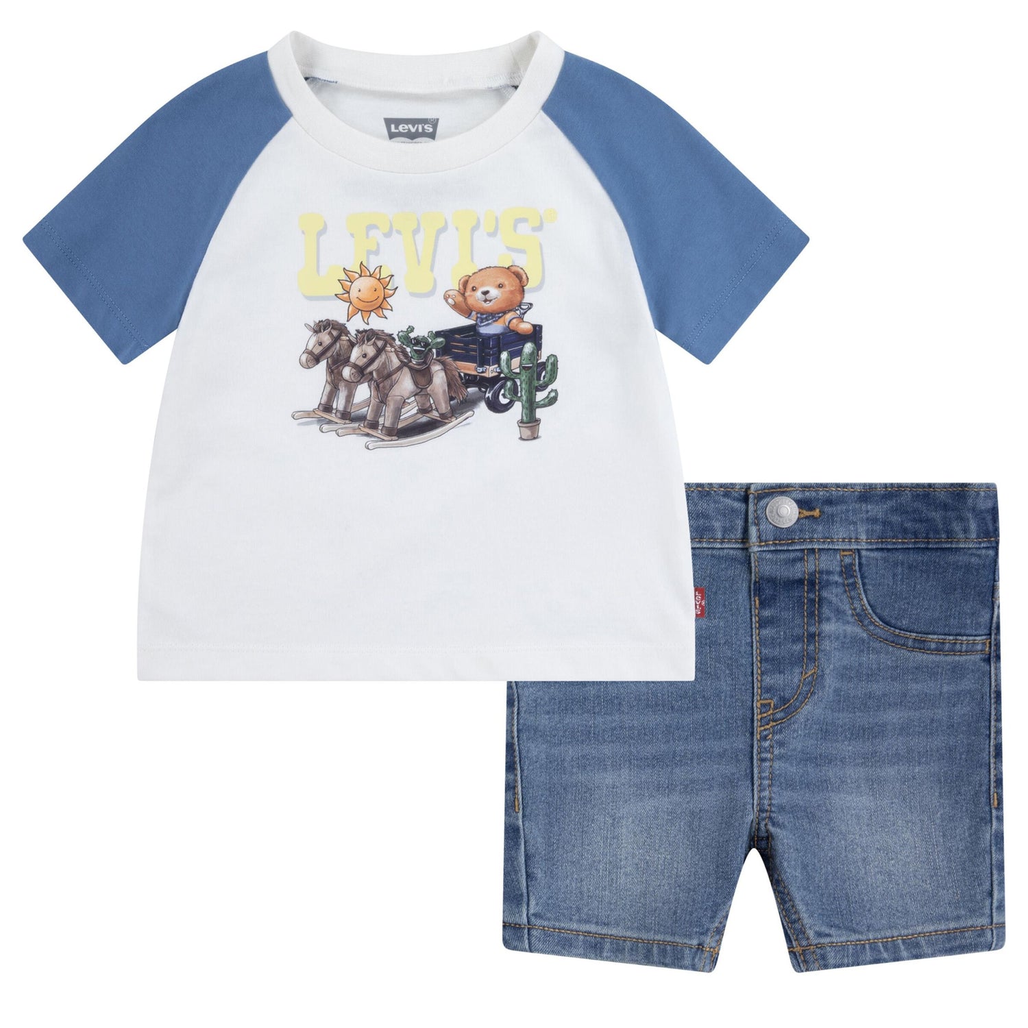 Bear Raglan & Short Set (Toddler)