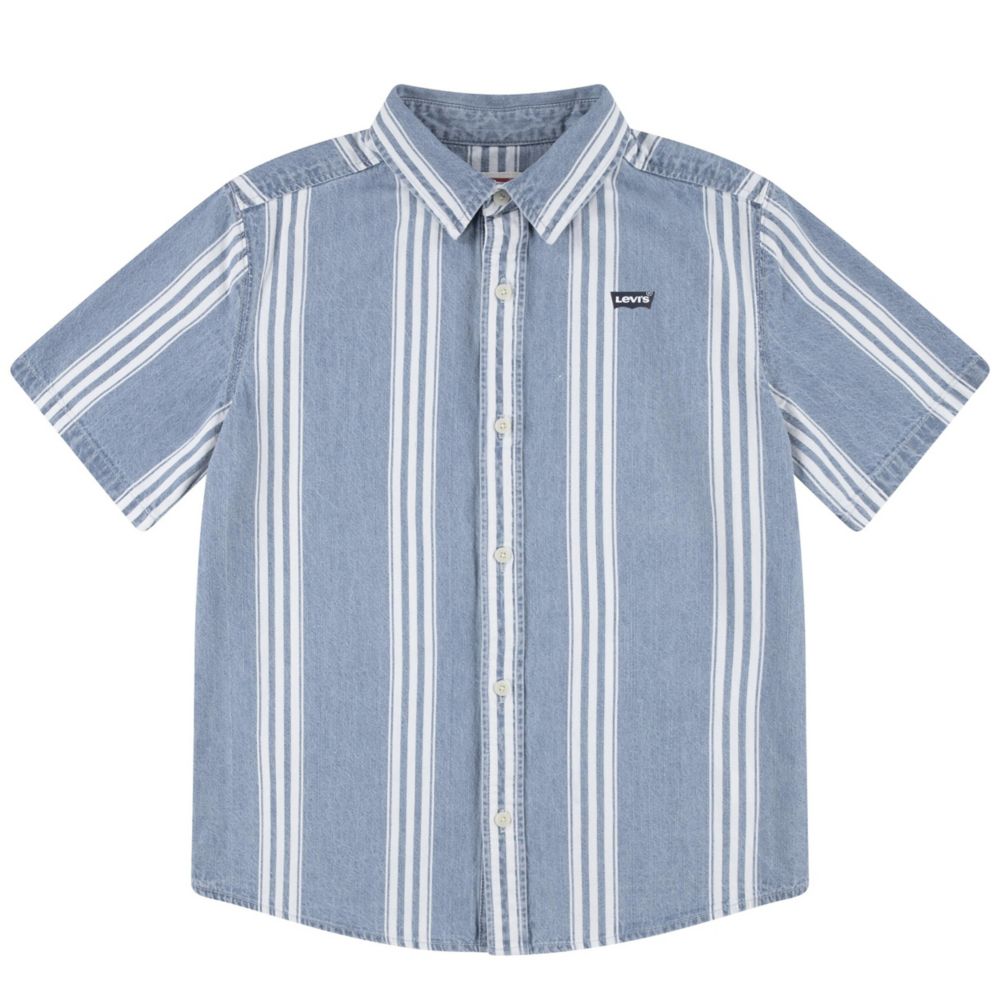 Short Sleeve Printed Woven Shirt (Big Kid)