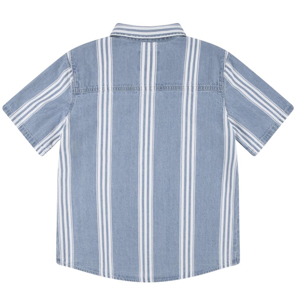 Short Sleeve Printed Woven Shirt (Big Kid)