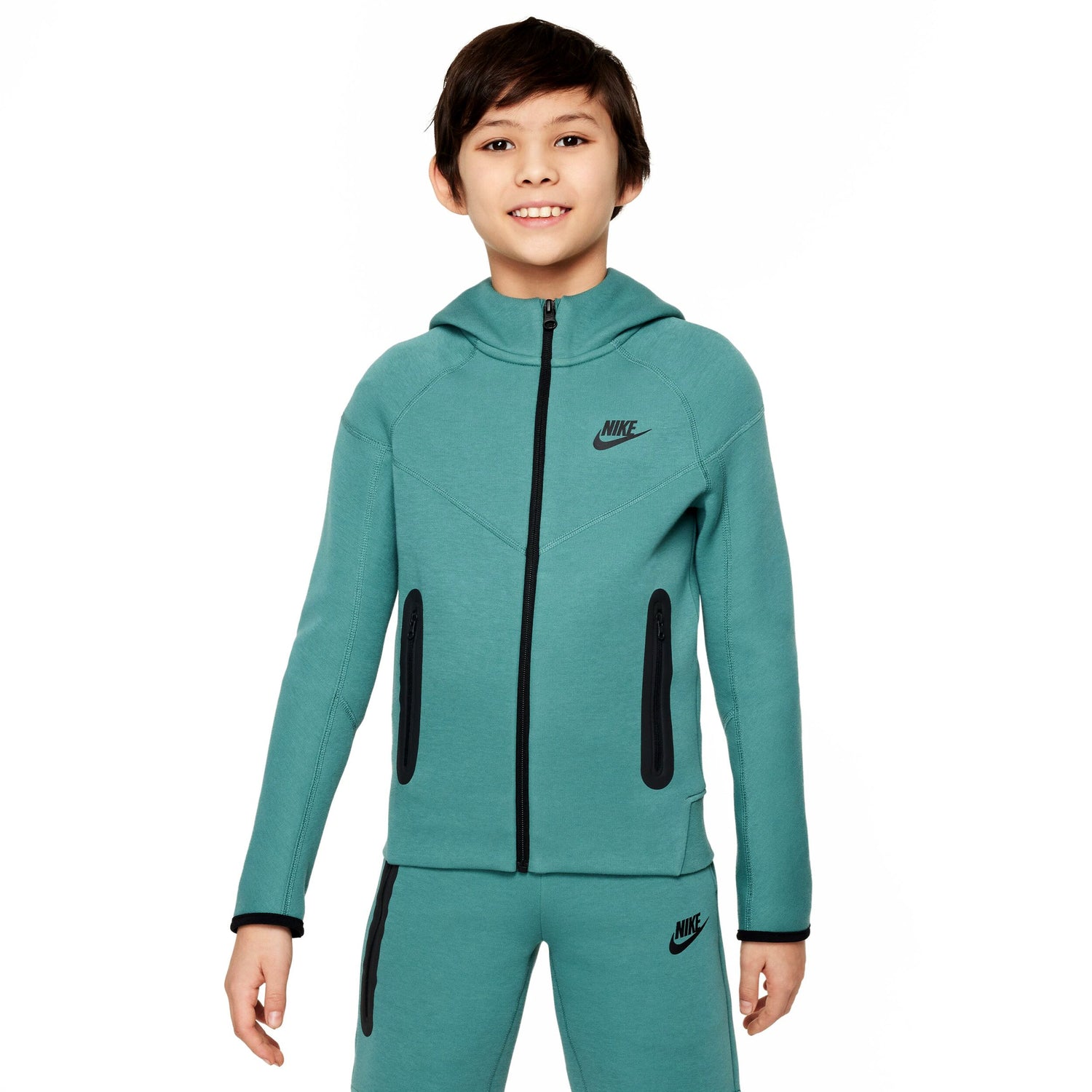 Tech Fleece Full Zip Hoodie (Big Kid)
