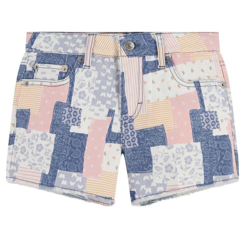 Printed Frey Denim Short (Little Kid)