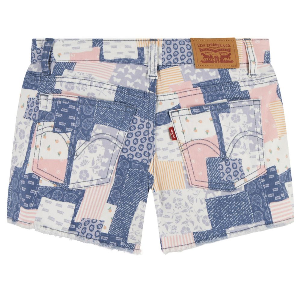 Printed Frey Denim Short (Little Kid)