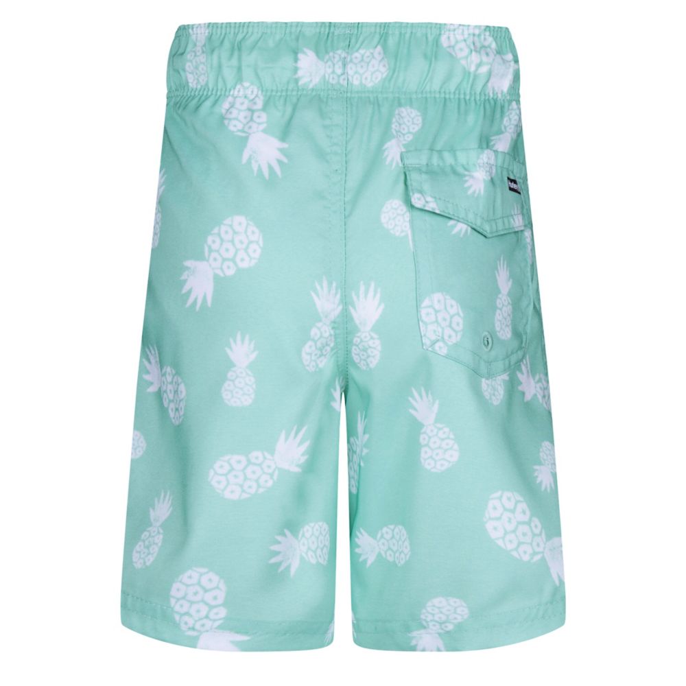 Pineapple Pool Party Pull-On Shorts (Little Kid)