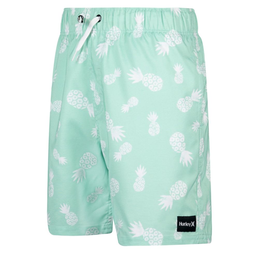 Pineapple Pool Party Pull-On Shorts (Big Kid)