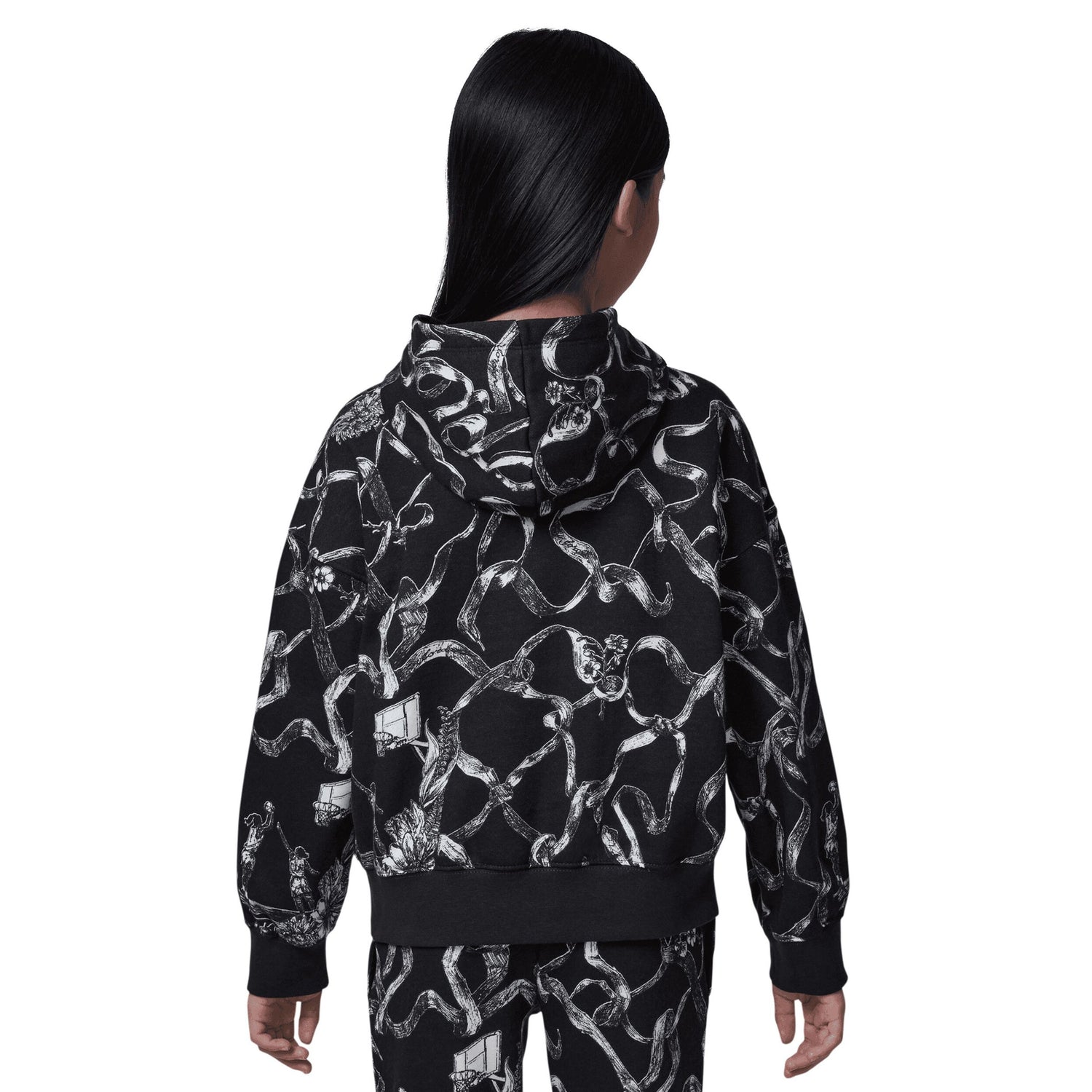 Brooklyn Fleece Printed Pullover (Big Kid)