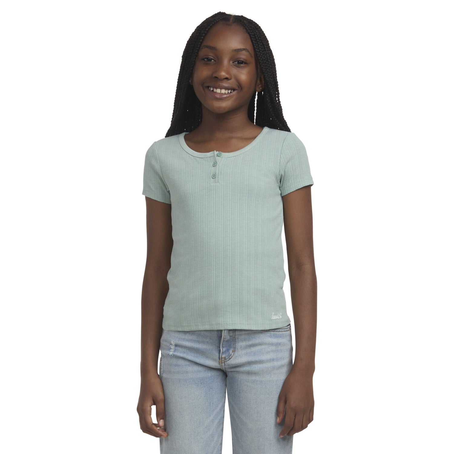 Ribbed Knit Top (Big Kid)