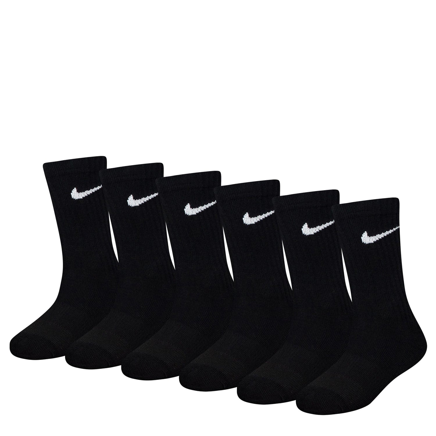 Dri-Fit Performance Basic Crew Socks 6-Pack (5-7)
