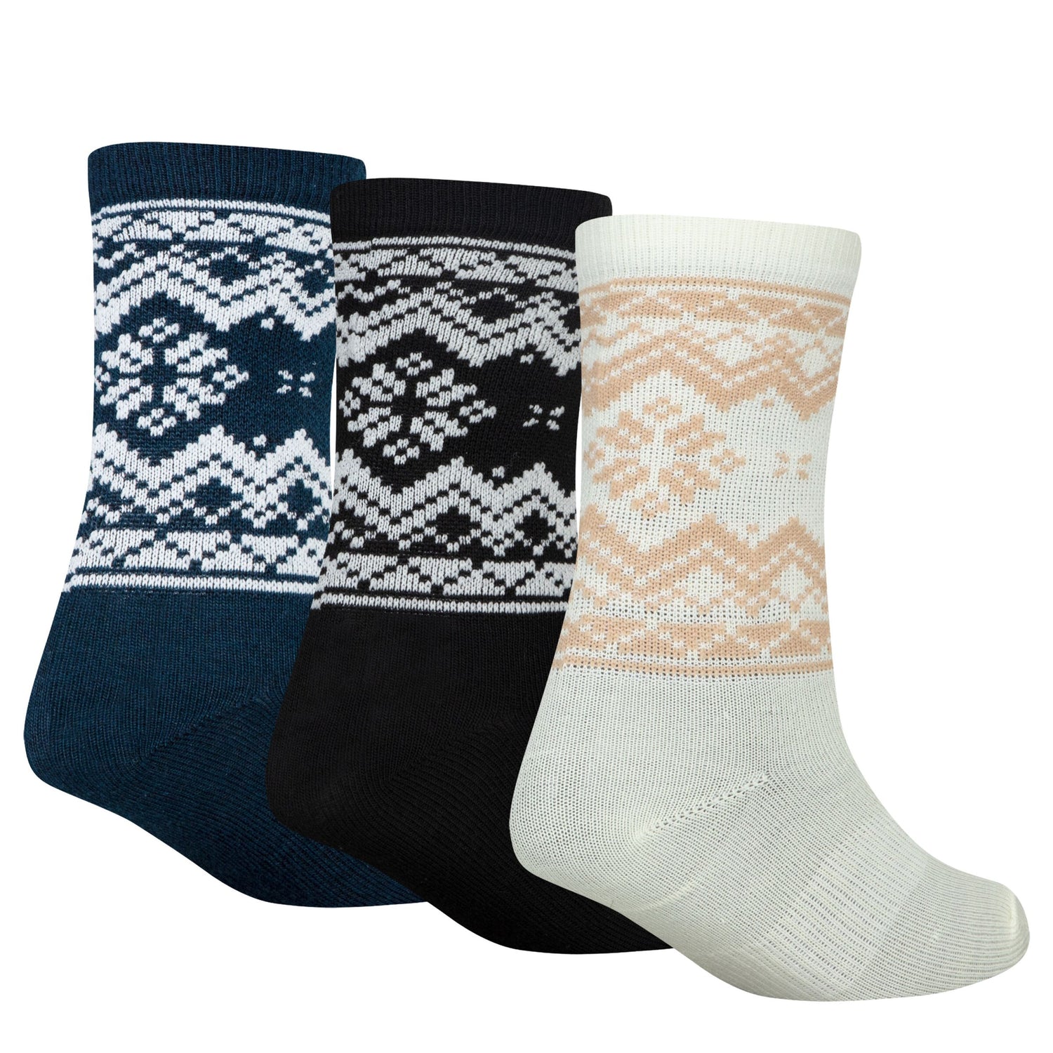 Fair Isle Essential Crew Sock (7C-10C)