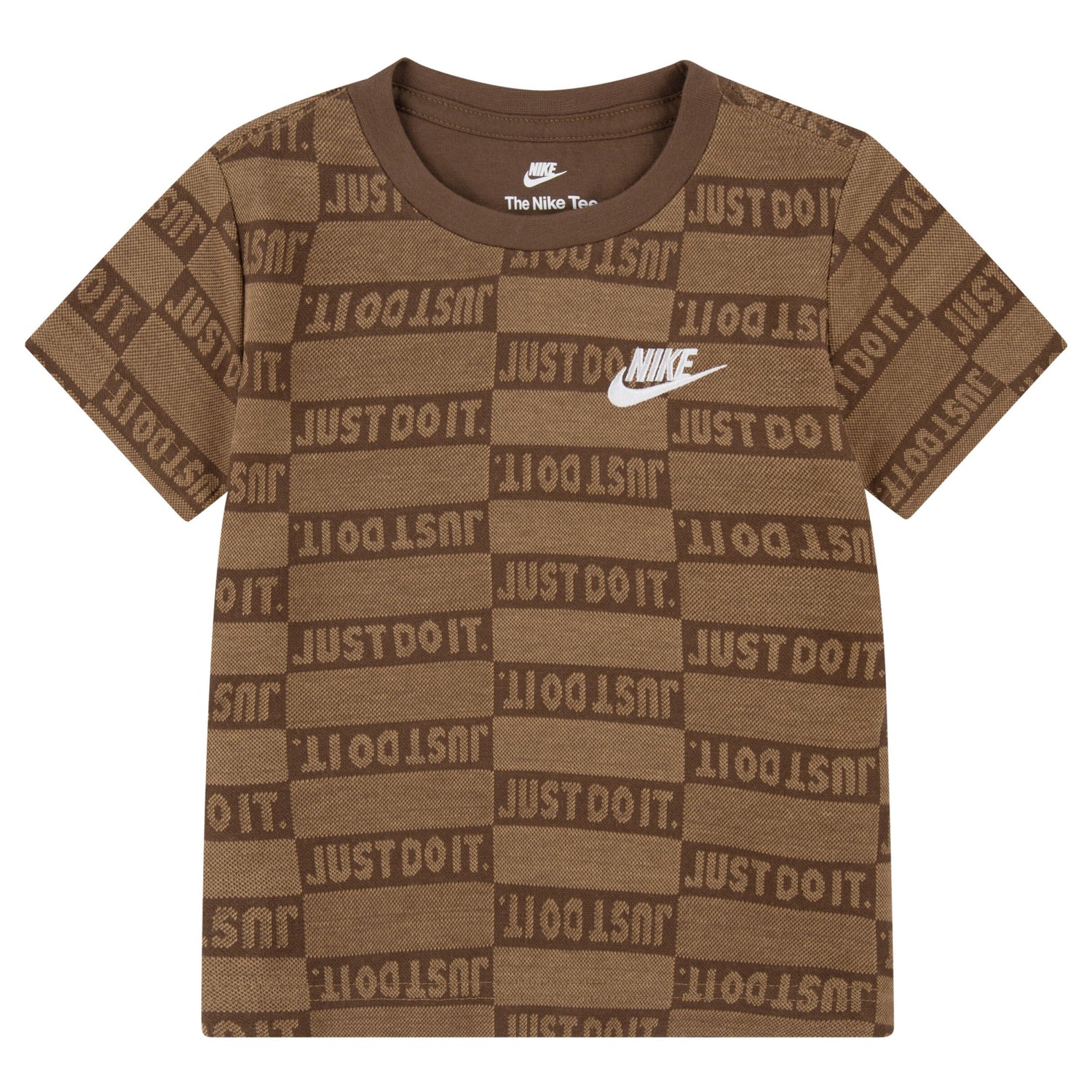 Allover Jacquard Just Do It Tee (Toddler)