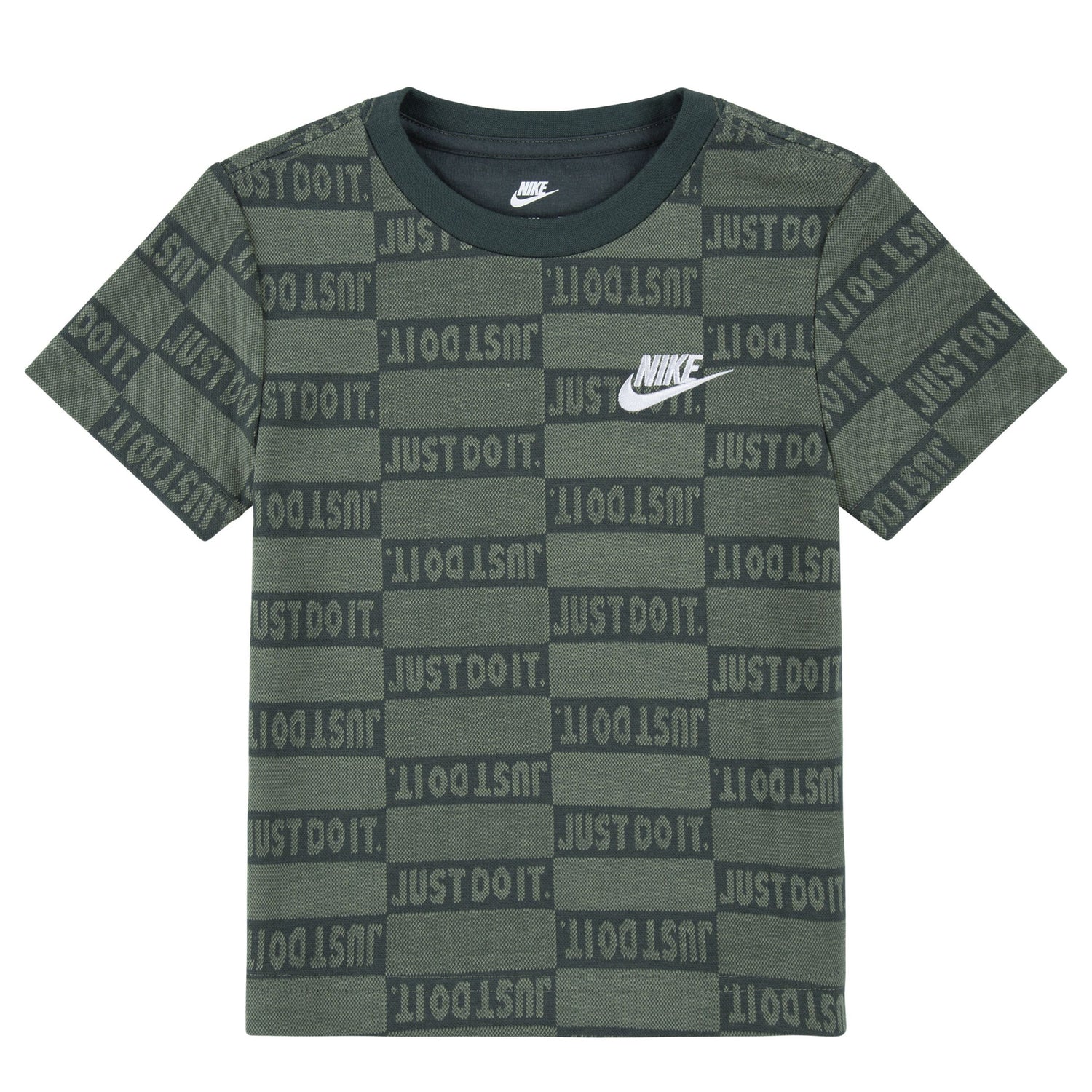 Allover Jacquard Just Do It Tee (Toddler)