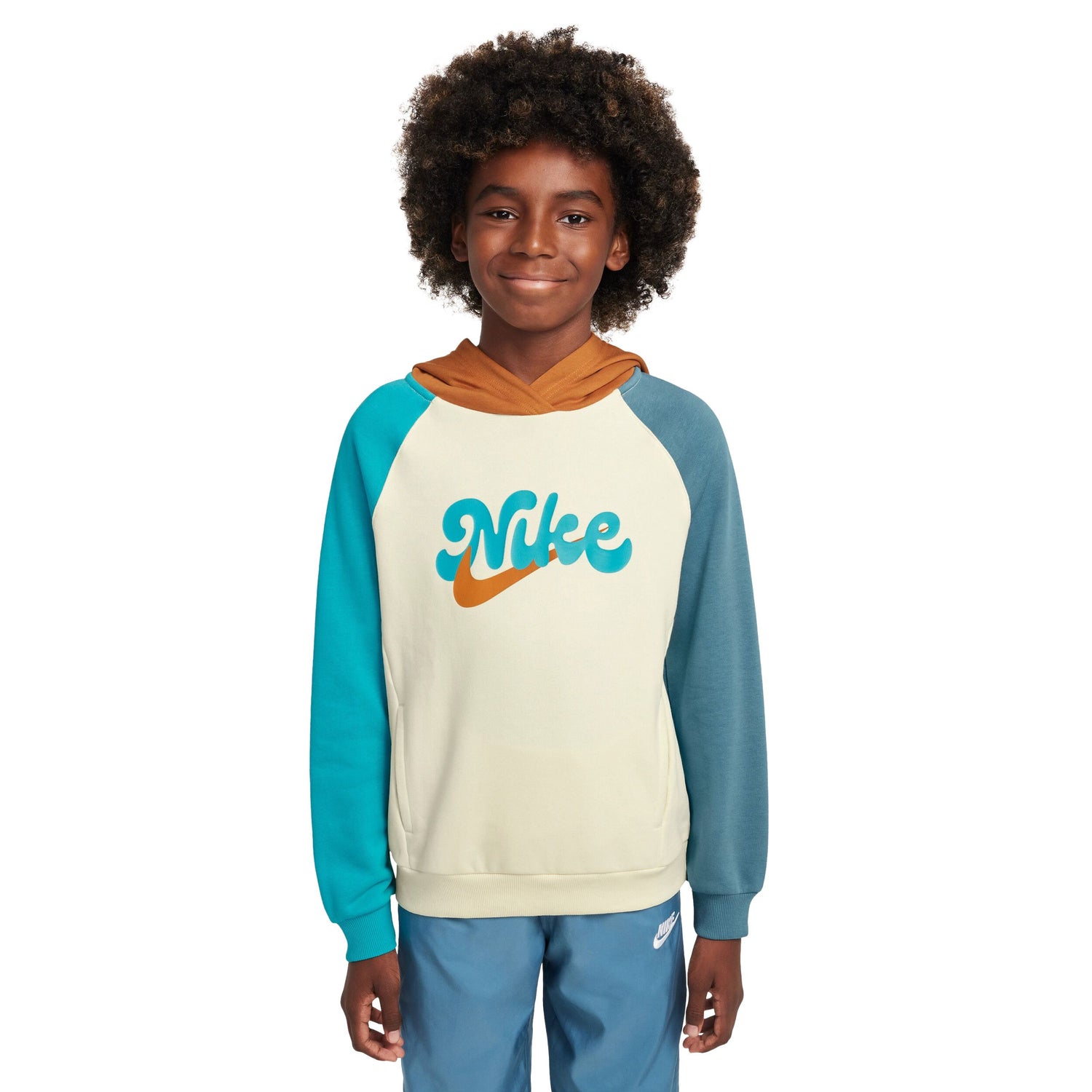 Sportswear Club French-Terry Hoodie (Big Kid)