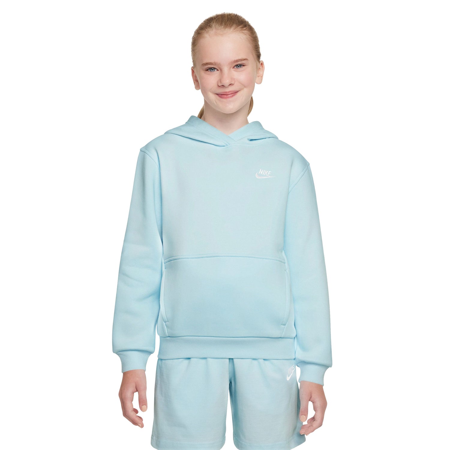 Sportswear Club Fleece Pullover Hoodie (Big Kid)