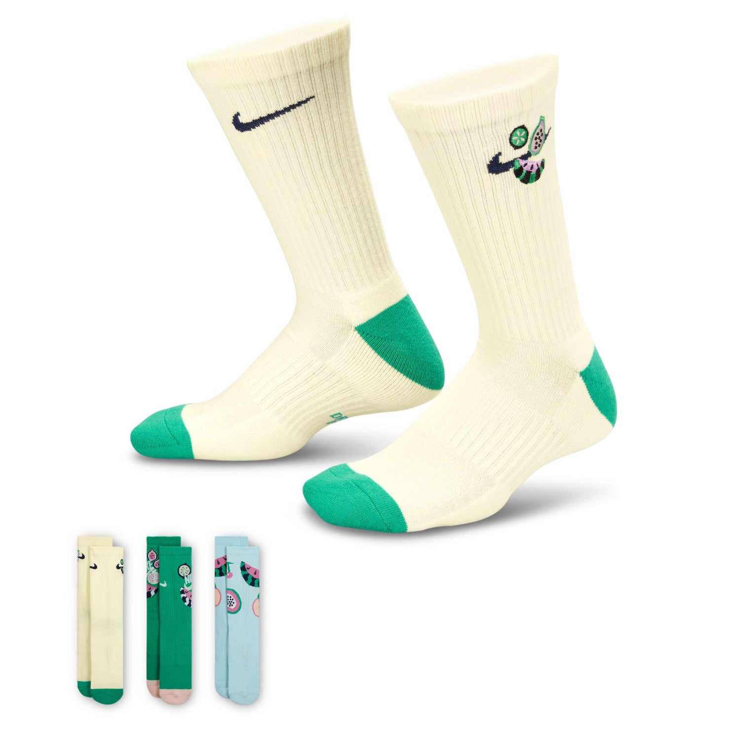 Everyday Cushioned Crew 3Pksocks 6 Pack