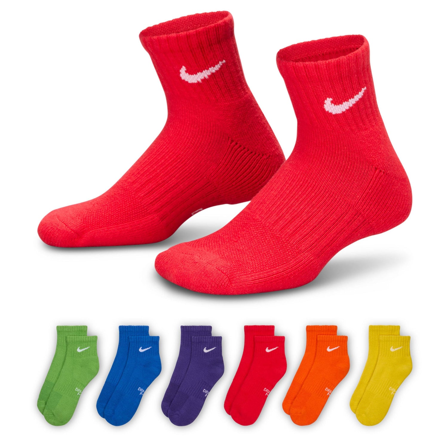 Everyday Cushioned Ankle Socks 6 Pair (Small)