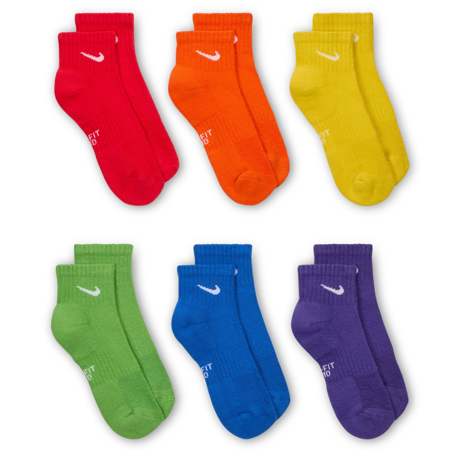 Everyday Cushion6 Pack Ankle Socks Small