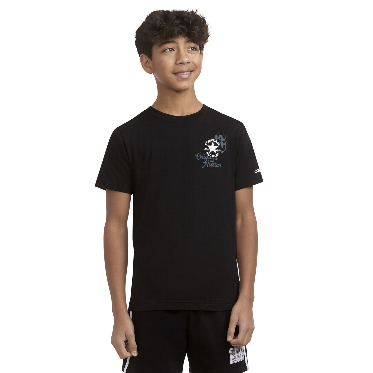 Retro Logo Short Sleeve Tee (Big Kid)