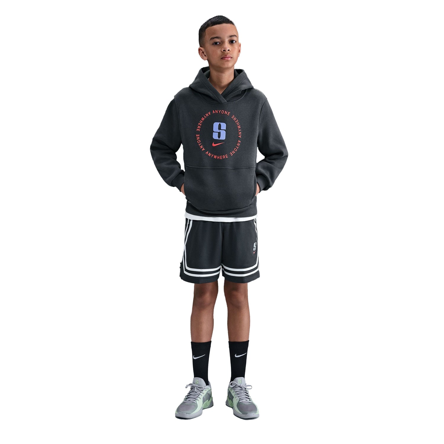 Sabrina Club Fleece Basketball Hoodie (Big Kid)