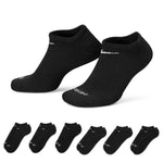 Cushioned No-Show Training Socks 3-Pack Medium