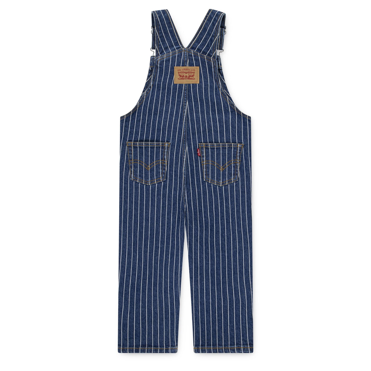 Railroad Striped Overalls (Toddler)