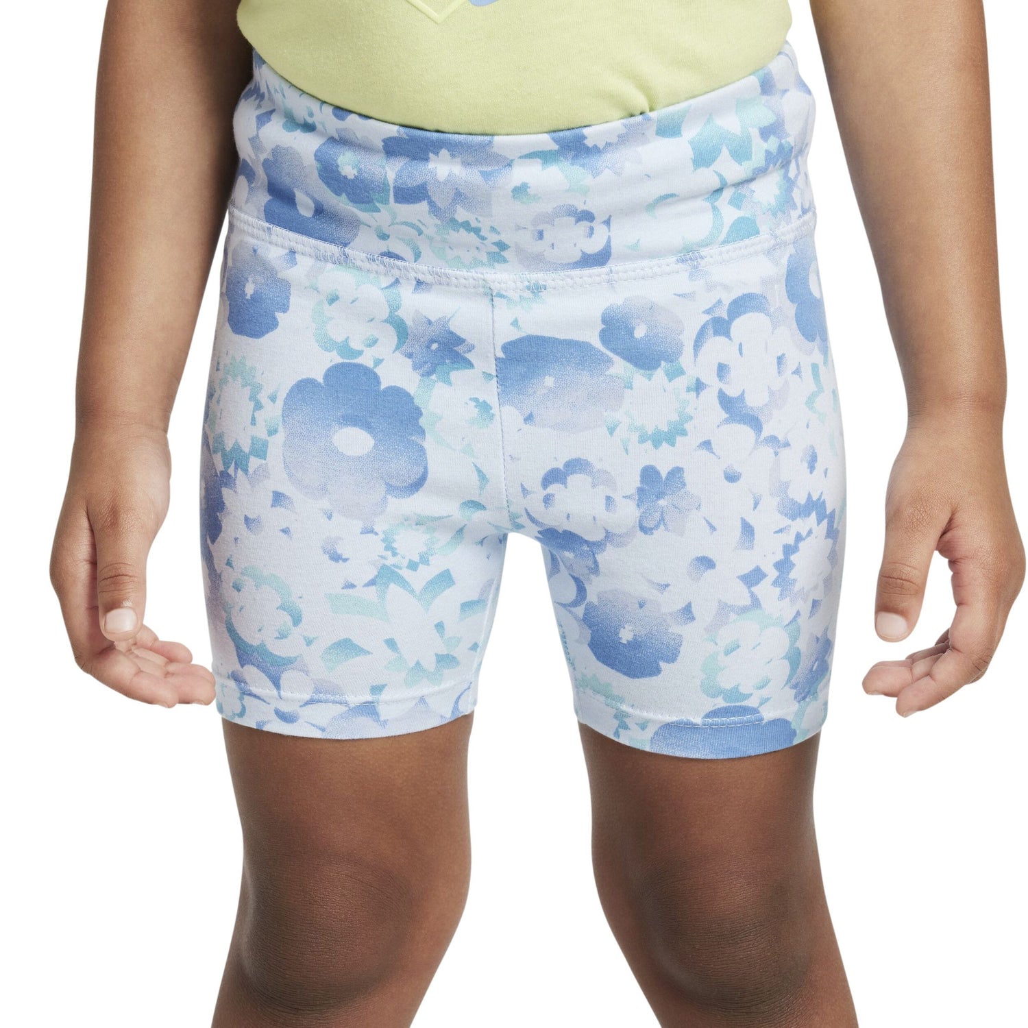 Flow-Ral All-Over Print Biker Shorts (Toddler)