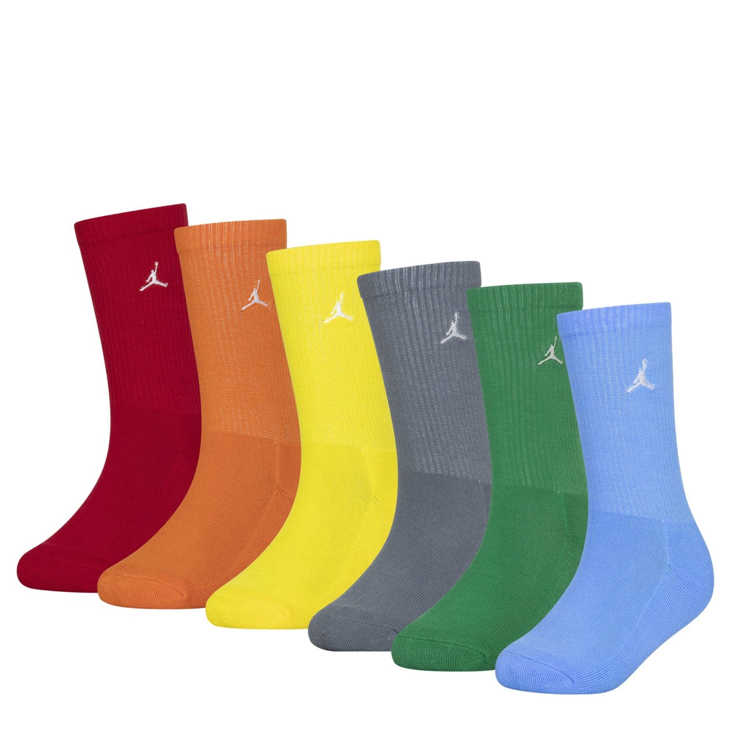 Everyday Essentials Crew Socks 6-Pack (5Y-7Y)