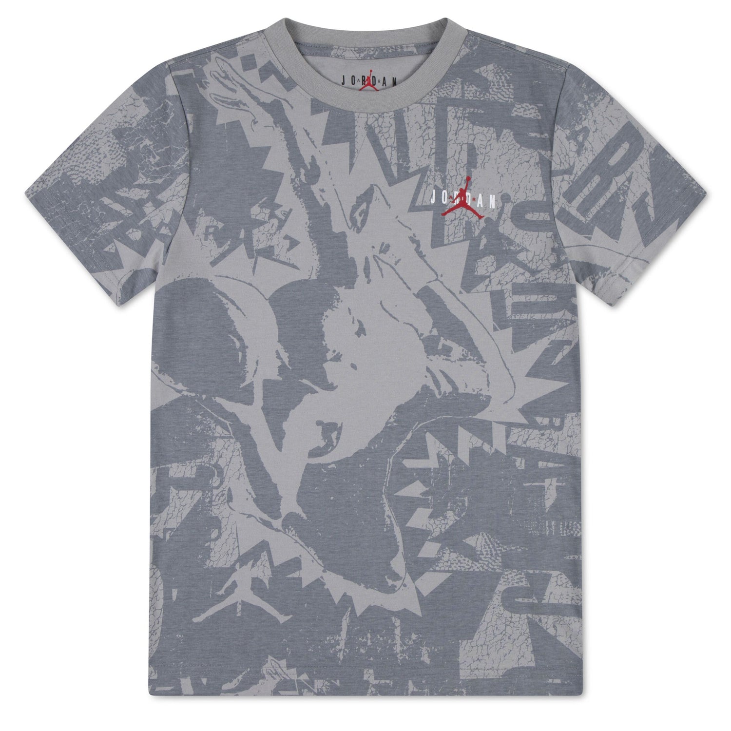 Hi-Vis All-Over Print Short Sleeve Tee (Big Kid)