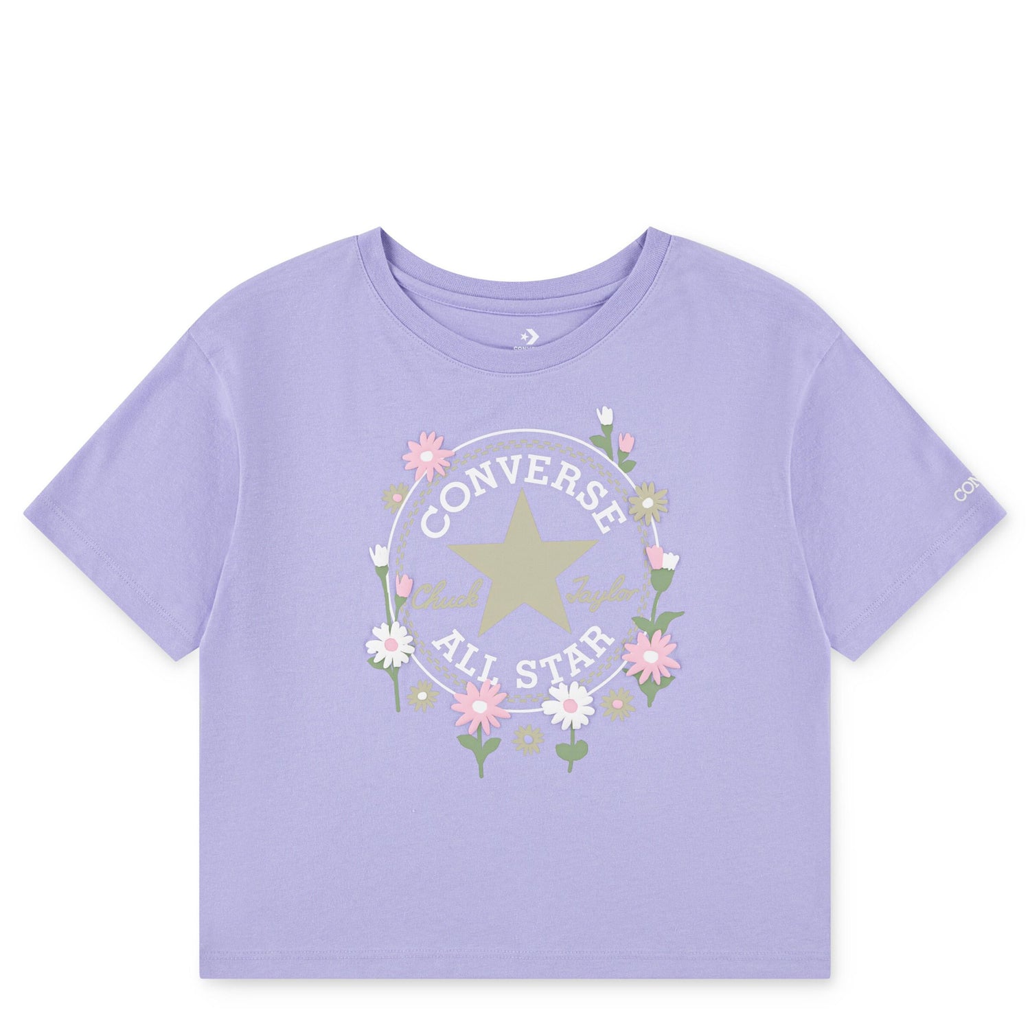 Joyful Florals Boxy Tee (Big Kid)