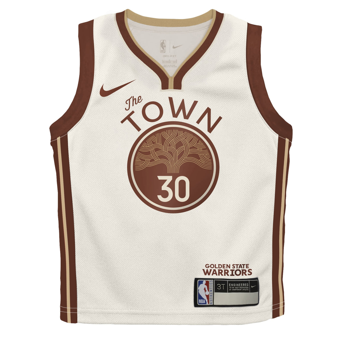 Gs Warriors Curry City Edition Jersey (Big Kid)