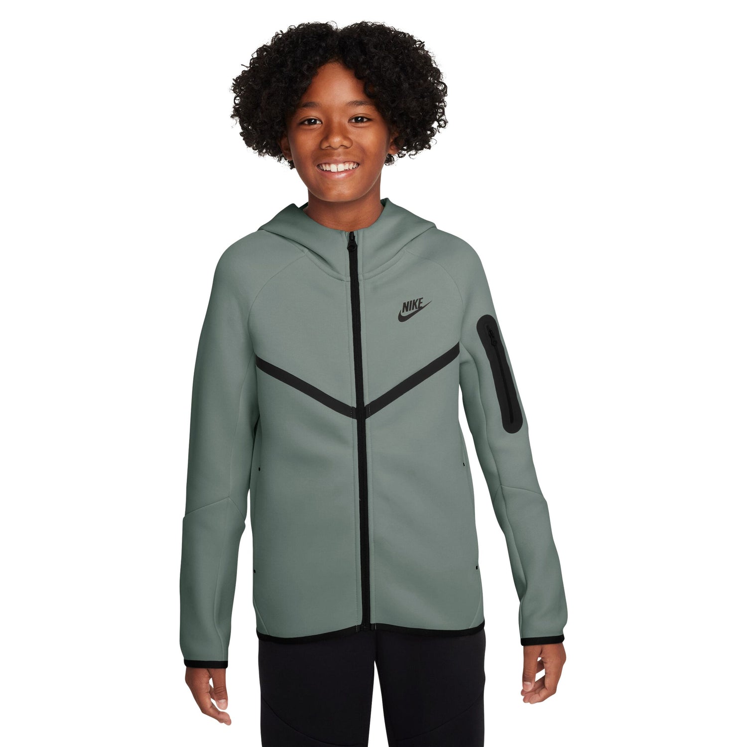 Tech Fleece Full Zip Hoodie (Big Kids)