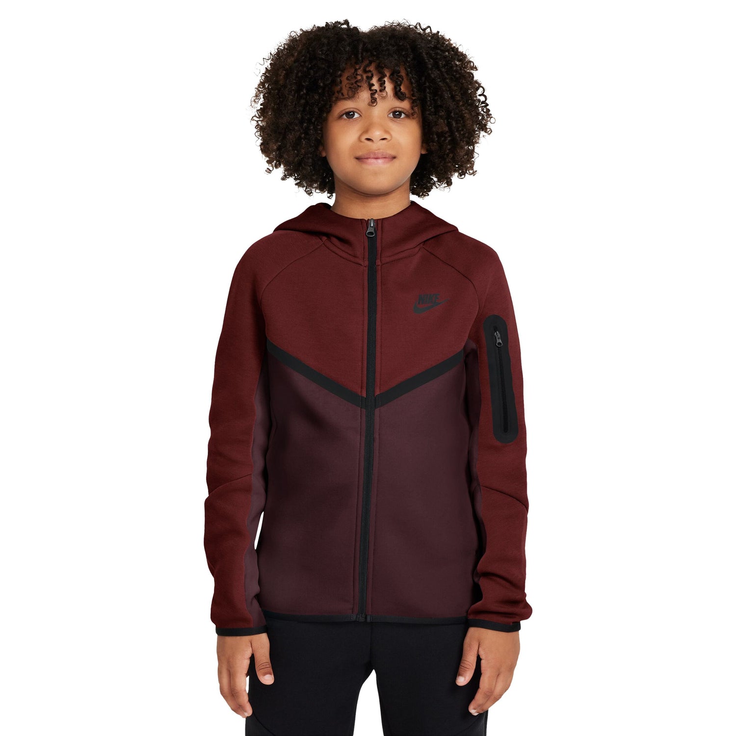 Tech Fleece Full Zip Hoodie (Big Kids)