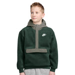 Club Fleece Quarter Zip Hoodie (Big Kids)