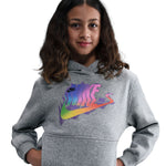 Club Fleece Hoodie Glitch (Big Kids)