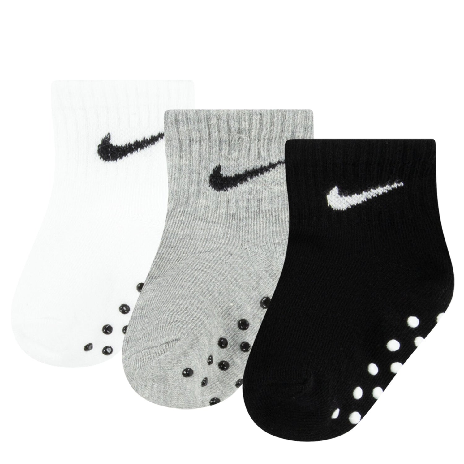 Core Swoosh Gripper Socks 3-Pack (Infant)