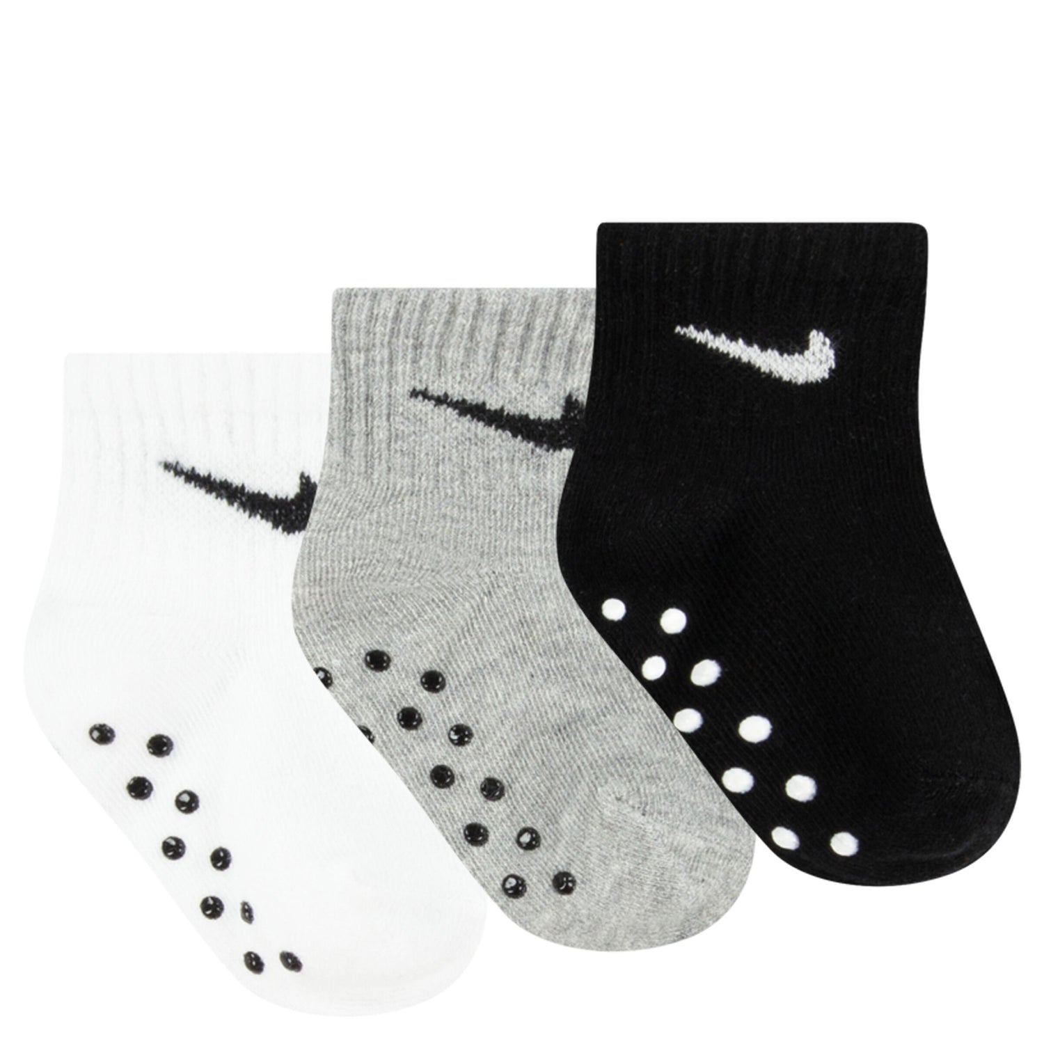 Core Swoosh Gripper Socks 3-Pack (Infant)