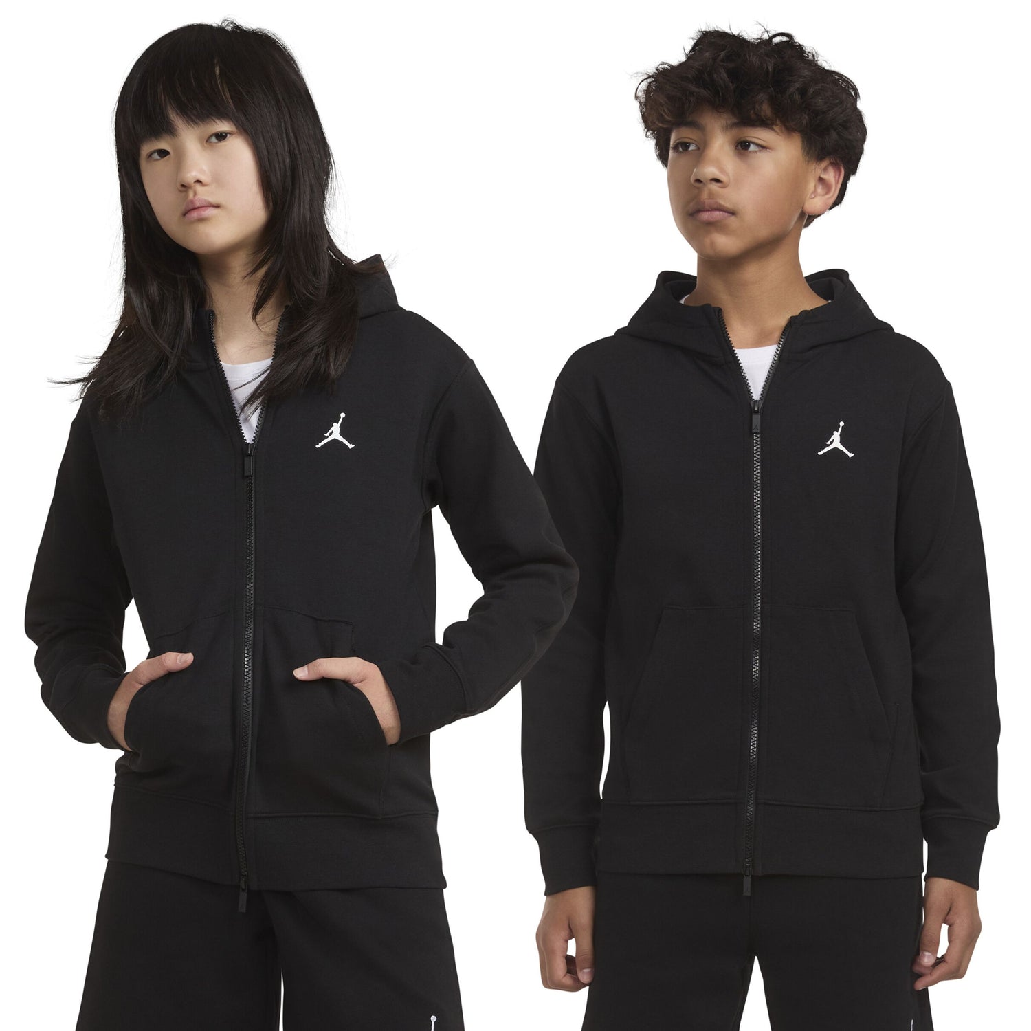 Sport Court Dri-Fit Full-Zip Hoodie (Big Kid)