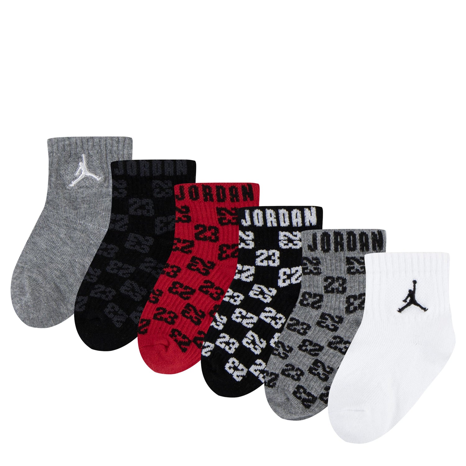 Monogram Socks 6-Pack (12M-24M)