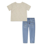 Baseball Tee Denim Set (Toddler)