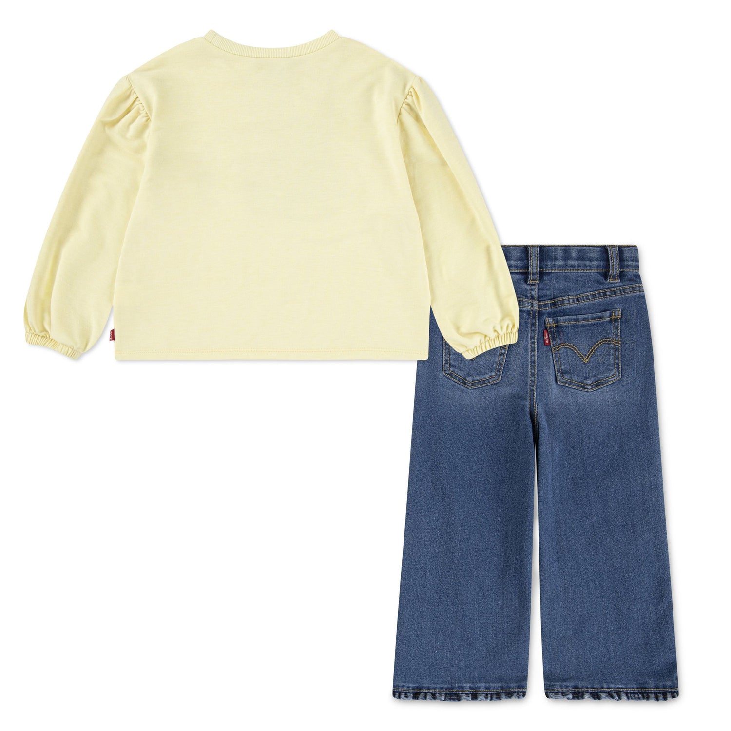Drop Shoulder Top And Jean Set (Toddler)