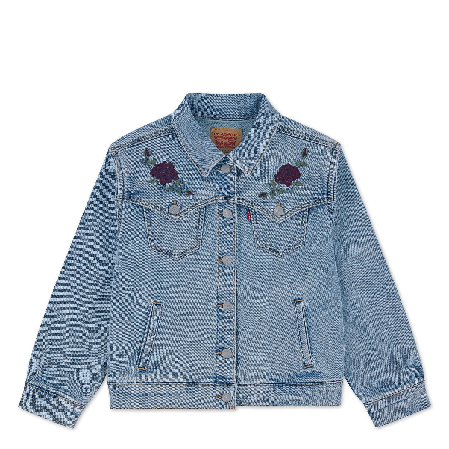 Oversized Western Trucker Jacket (Big Kid)