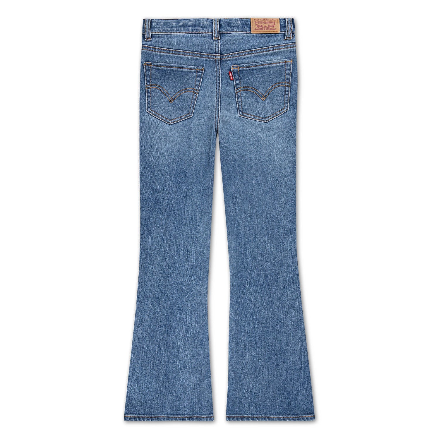 726 Tonal Denim Flare Leg Jean (Big Kid)
