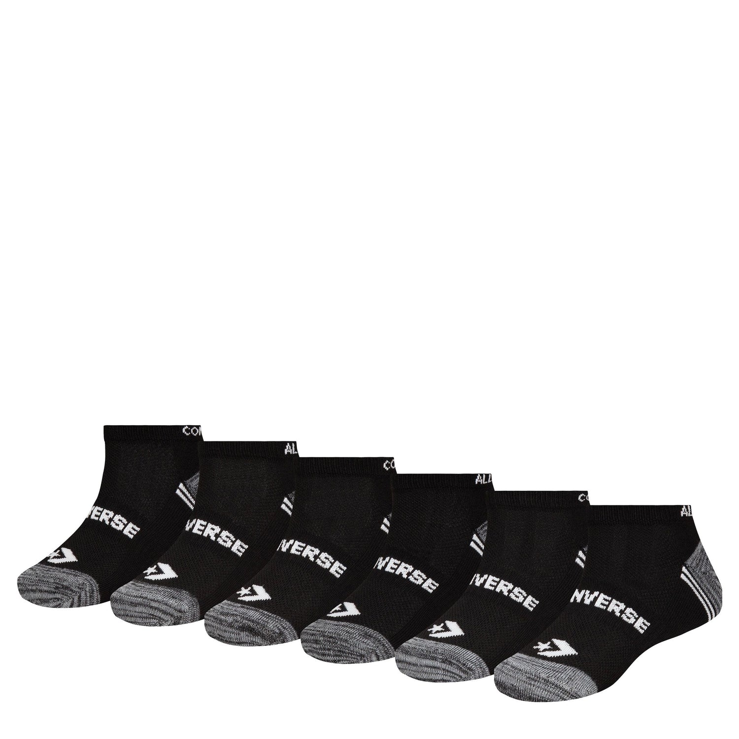 Converse 6 Pack No Show Socks